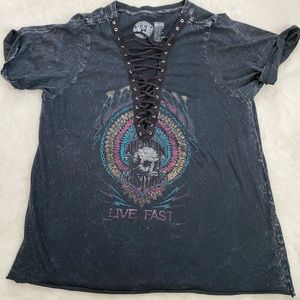 Graphic Black Tee